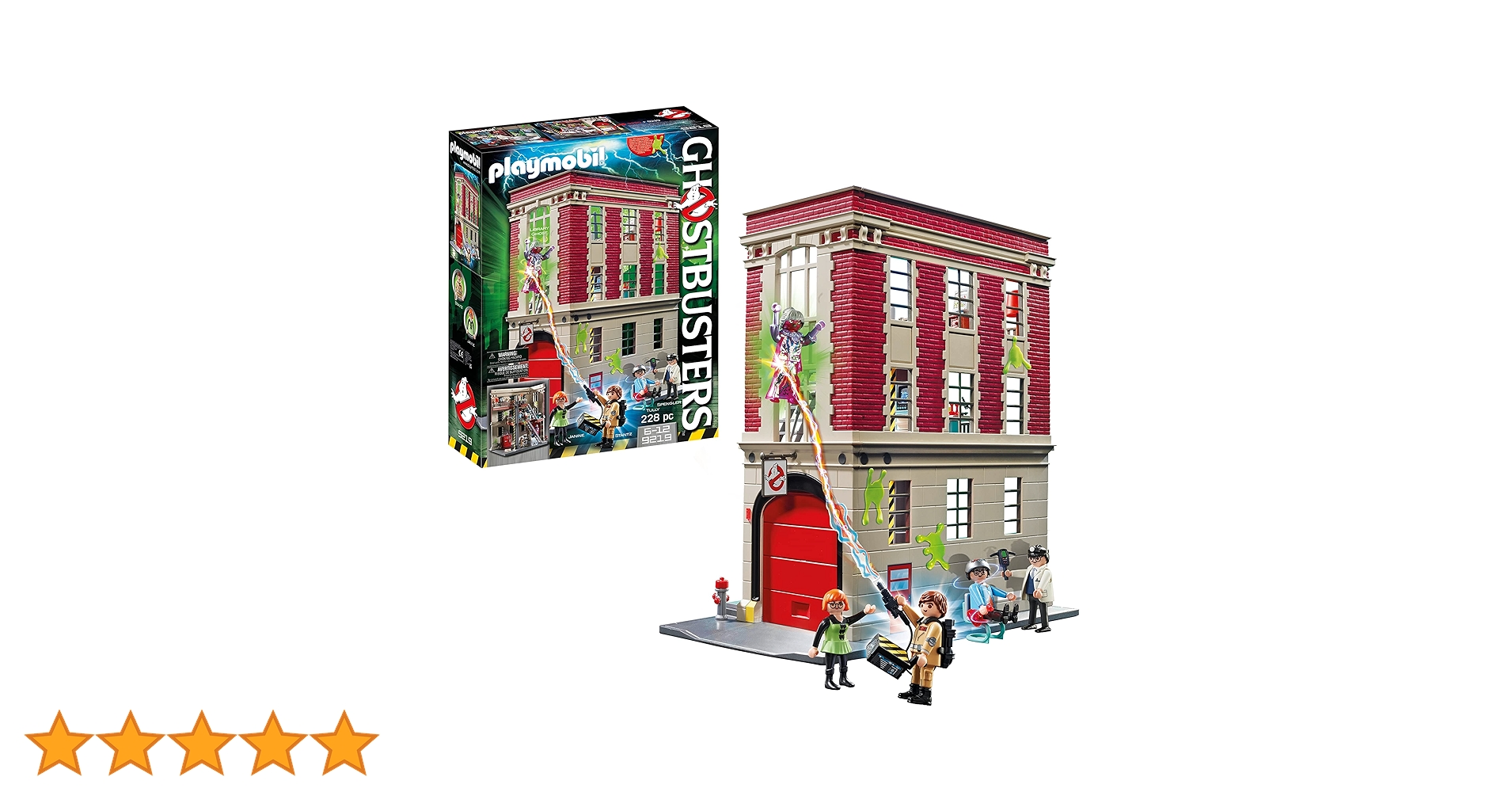 プレイモービル ゴーストバスターズ ファイヤーハウス 消防署 9219 未開封 プレイモービル ゴーストバスターズ ファイヤーハウス 消防署